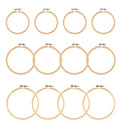 WOWOSS 12 Embroidery Hoops Of 3 Sizes | Round Wood | Adjustable | Bamboo | For Cross Stitch | For Embroidery