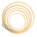 similane | 5 Pieces | Embroidery Hoops | Bamboo Circle | Cross Stitch Hoop | For Embroidery And Cross Stitch