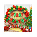 HOUSE OF PARTY Christmas Balloon Garland Arch Kit 123 Pcs | Holiday Red | Forest Green | Gold Balloons with