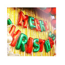 HOUSE OF PARTY Christmas Balloon Garland Arch Kit 123 Pcs | Holiday Red | Forest Green | Gold Balloons with