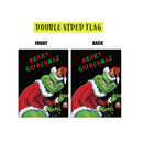 WLWLG Merry Grinchmas Garden Flag for Christmas Indoor & Outdoor Decoration 12''x17''