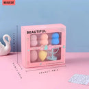 5pcs/box Makeup Sponges With Makeup Sponge Holder Ultra Soft Powder Saving Beauty Egg Makeup Sponges Blender