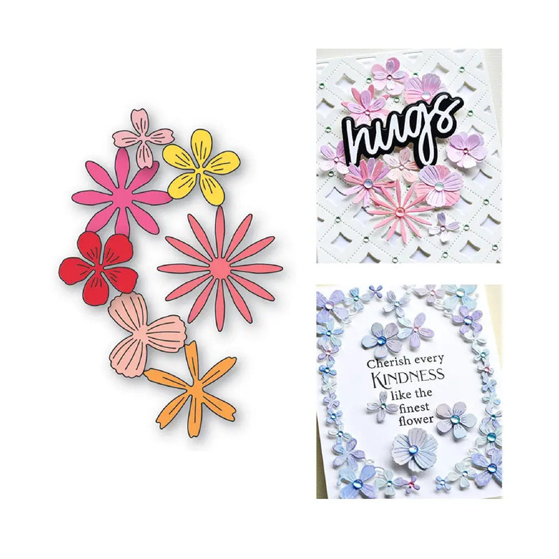 Flower Cutting Dies | Cutting Templates | Paper Craft Card | DIY Stencil