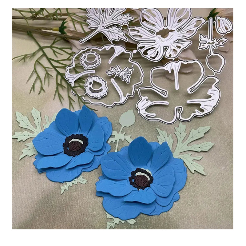 Flowers And Leaves Cutting Templates Card Paper Crafts