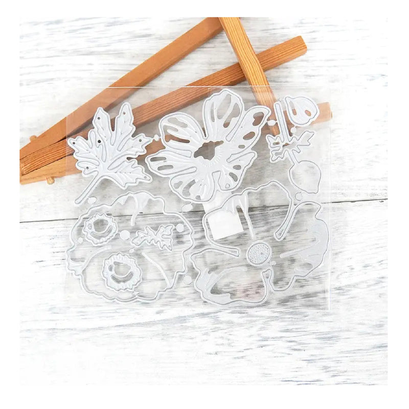 Flowers And Leaves Cutting Templates Card Paper Crafts