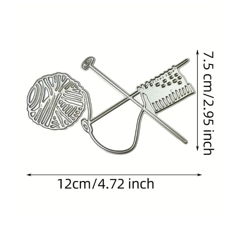 1 Piece | Knitting Yarn Cutting Dies |  Metal Cutting Dies