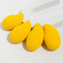 4 Packs Mango Makeup Egg Sponge Powder Puff For Both Wet And Dry Use Super Soft Non-eating Powder Makeup Sponge With Holder And Storage Box