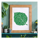 Mulberry Leaf Drawing Painting Stencils | 11.8x11.8 Inches