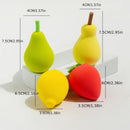 4pcs Fruit Beauty Eggs Super Soft Do Not Eat Powder Wet And Dry Makeup Egg Sponge Powder Puff Makeup Egg Makeup Tools With Storage Box
