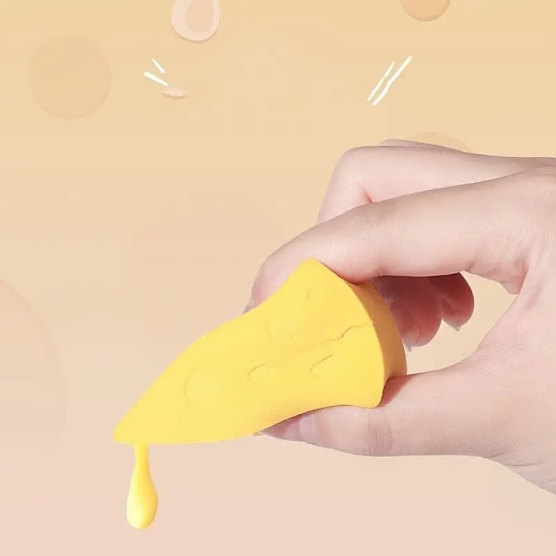 Mini Makeup Sponge Puff Cute Cheese Shaped Triangle Soft Portable Wet And Dry Use Disposable Beauty Egg Face Foundation Powder Makeup Cream