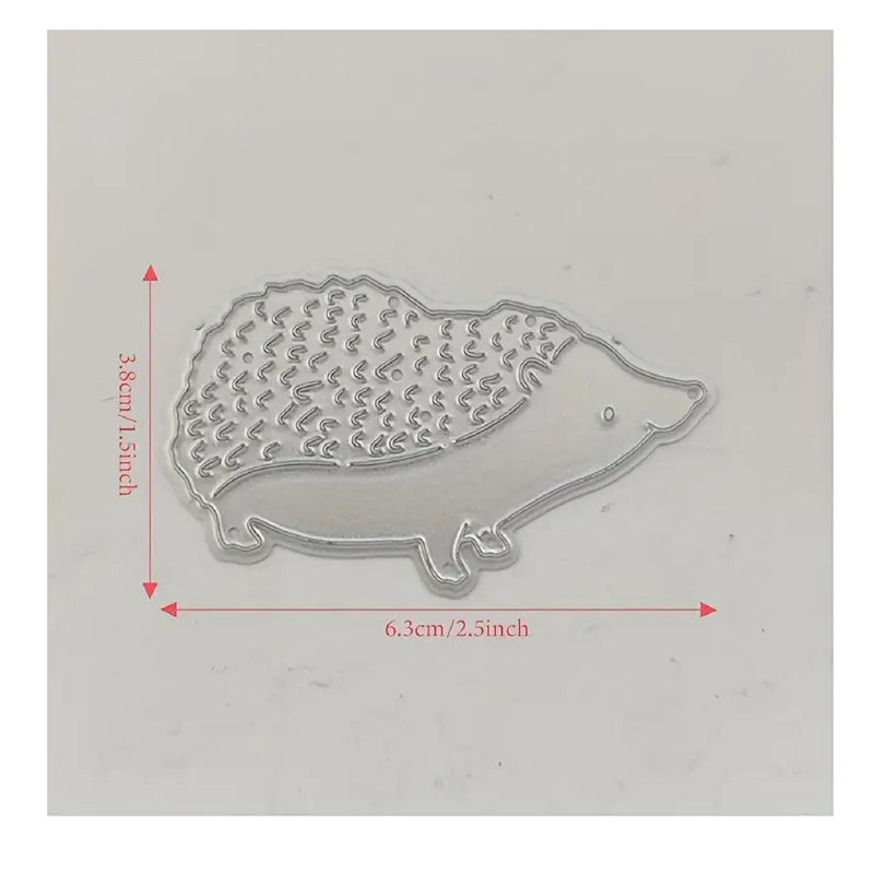 1Pc Hedgehog Animals Metal Cutting Dies Stencil