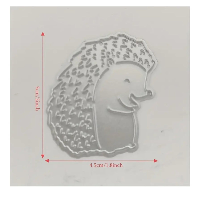 1Pc Hedgehog Animals Metal Cutting Dies Stencil