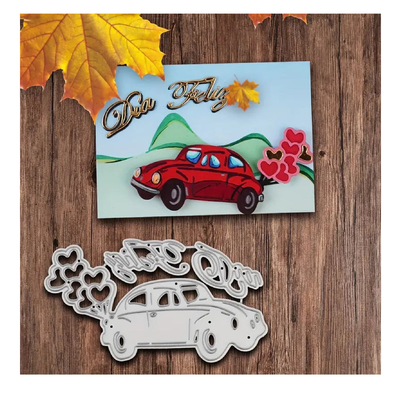 Cars DIY Greeting Card Metal Cutting Template