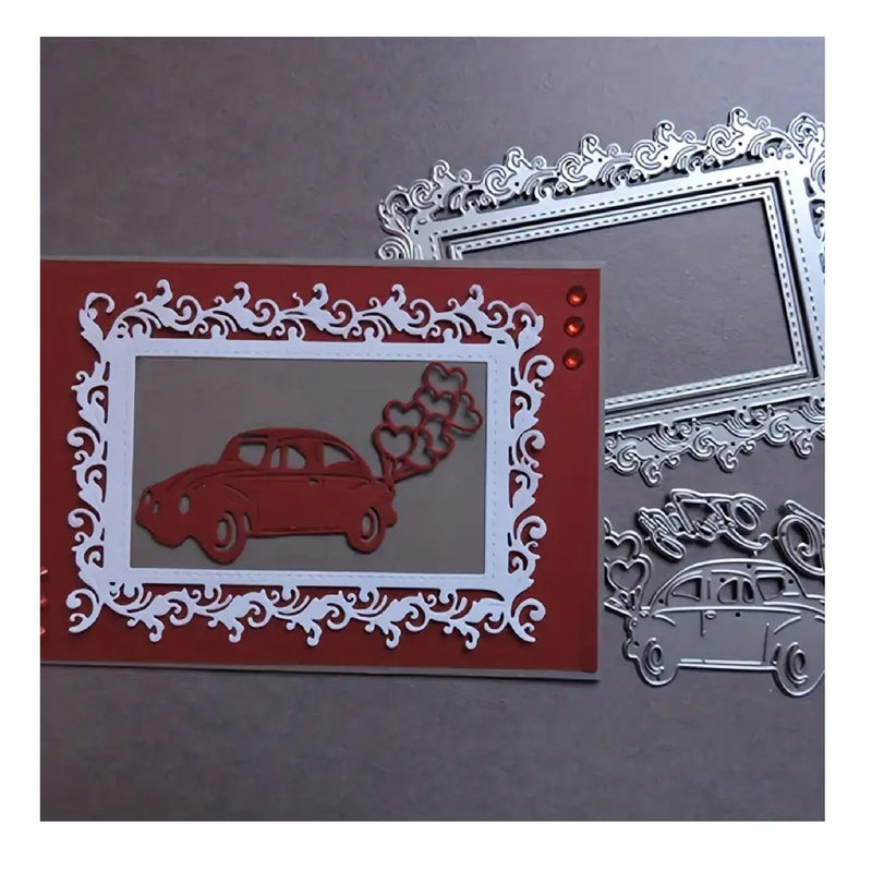 Cars DIY Greeting Card Metal Cutting Template