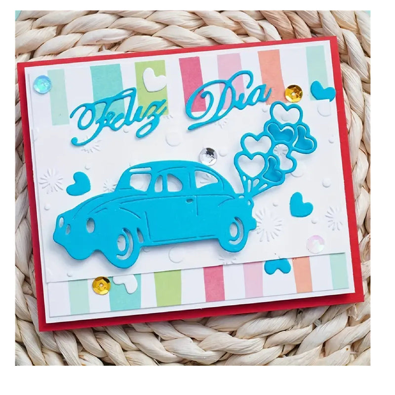 Cars DIY Greeting Card Metal Cutting Template