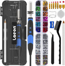 Hotfix Rhinestone Applicator Tool | Hot Fixed Applicator Rhinestones Kit | Bedazzler Kit with Rhinestones for clothes, Bigger Gems Crystal