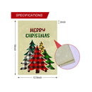 CaseTank Merry Christmas Garden Flag Christmas Tree Buffalo Check Plaid Vertical Double Sided Yard