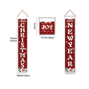 Christmas Banners Outdoor Christmas Porch Decorations | Christmas Hanging Banner Porch Sign of Merry Christmas | Happy New Year | for Indoor