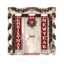 Christmas Banners Outdoor Christmas Porch Decorations | Christmas Hanging Banner Porch Sign of Merry Christmas | Happy New Year | for Indoor