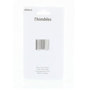 Allary Craft & Sew Assorted Thimmbles Small Sizes Pack | Medium I Large | Nickel Plated Metallic Thimbles