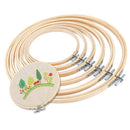 6 Embroidery Hoops 3 To 10 Inches | Bamboo Circle | Cross Stitch Hoop Ring For Embroidery