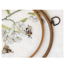 Celley Embroidery Hoop Frames | Vintage imitated wood design | Sizes from 5.5 inches to 10.2 inches | 4 pieces
