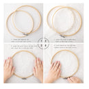 Matchne Embroidery Hoop | 12 units| 4 Inch Cross Stitch Supplies And Sewing Supplies