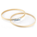 Pllieay 6 Pieces 6 Inch/15 cm Round Embroidery Hoops Bamboo Circle Cross Stitch Hoop Rings For Sewing Craft