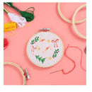 Pllieay 10 4 Inch Round Hoops For Embroidery | Bamboo Circle | Cross Stitch Hoop Rings For Craft Sewing