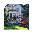 OCATO 200" Halloween Spider Web + 59" Giant Spider Decorations Fake Spider with Triangular Huge Spider Web | Halloween Decorations