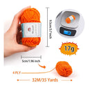 62 Acrylic Yarn Skeins | 2170 Yards Yarn for Knitting and Crochet by Inscraft