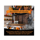 5Pcs Halloween Creepy Cloth Black 30×72inch | Halloween Decorations Clearance | Creepy Spooky Halloween Decorations Outdoor Indoor