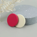 2pcs Round Makeup Sponges | Beauty Face Primer Compact Powder Puff | Blender Sponge Replacement For Cosmetic Flawless Foundation