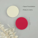 2pcs Round Makeup Sponges | Beauty Face Primer Compact Powder Puff | Blender Sponge Replacement For Cosmetic Flawless Foundation