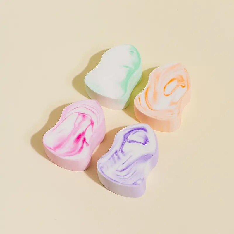 4pcs Makeup Sponge Makeup Puff For Liquid | Cream | Foundation And Powder Birthday Gift For Women Wife Girls Soft Wet And Dry Use
