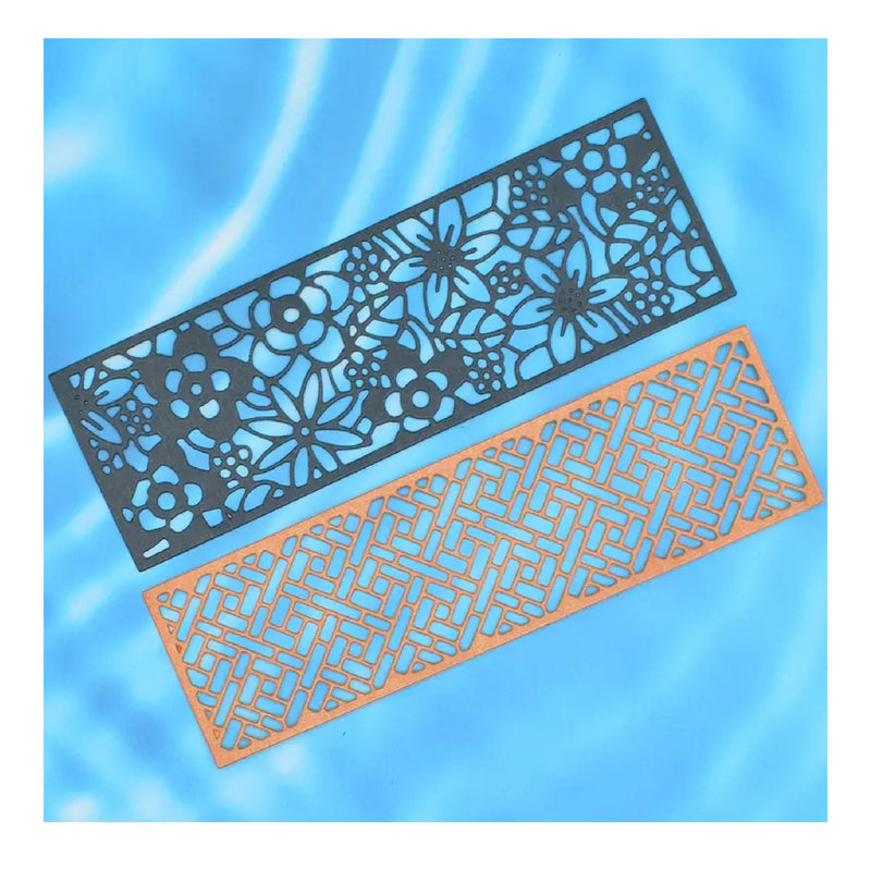 1 Piece | Flower Rectangular Frame Cutting Dies | Metal Cutting Dies