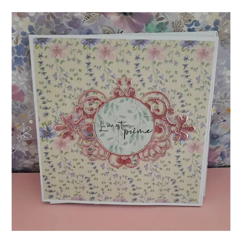 Lace Album Frame Metal Cutting Dies 3D Scrapbooking Crafts