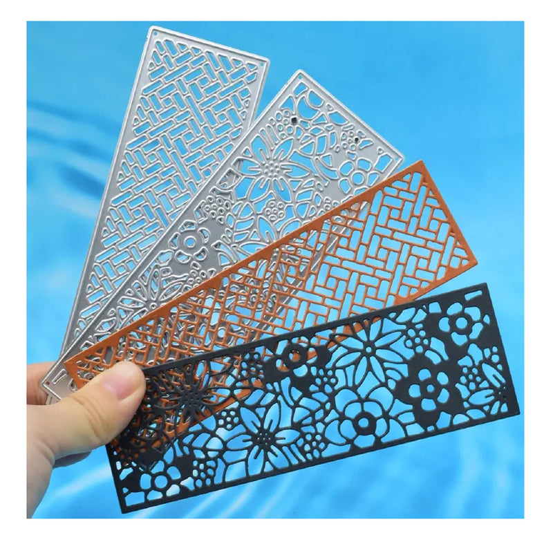 1 Piece | Flower Rectangular Frame Cutting Dies | Metal Cutting Dies