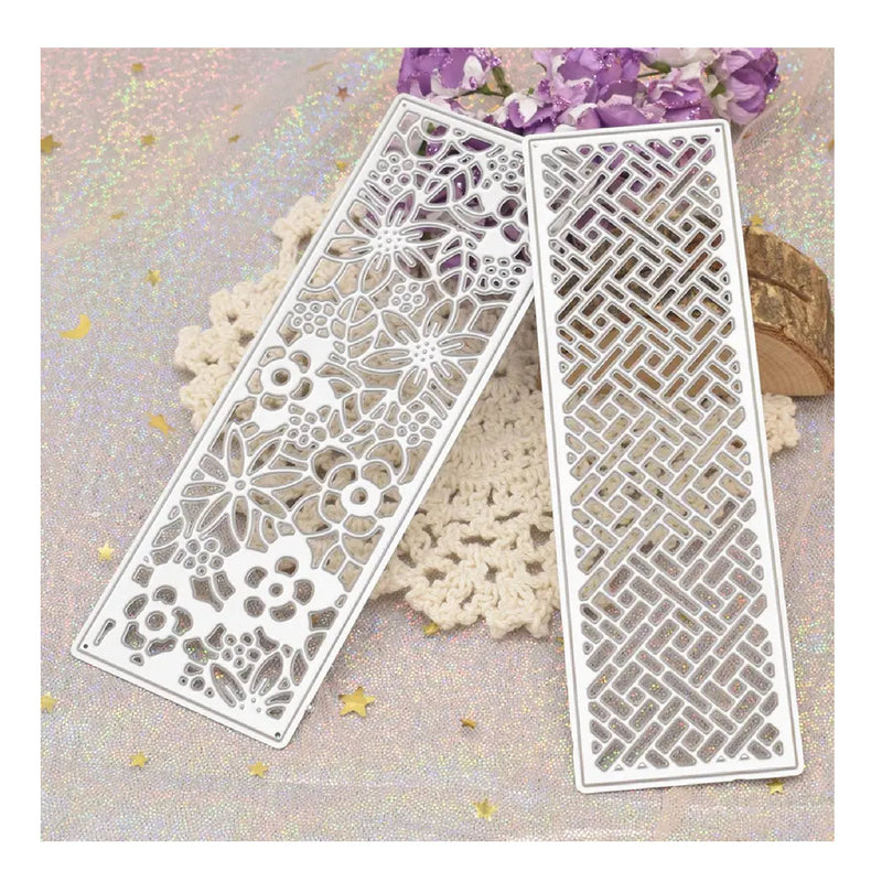 1 Piece | Flower Rectangular Frame Cutting Dies | Metal Cutting Dies