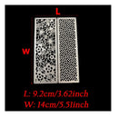 1 Piece | Flower Rectangular Frame Cutting Dies | Metal Cutting Dies