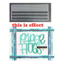 1 Piece Strip Frame Metal Cutting Dies For Card Making