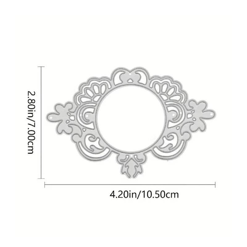 Lace Album Frame Metal Cutting Dies 3D Scrapbooking Crafts