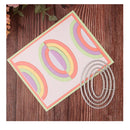 1 Piece Nested Oval Frame Cutting Dies DIY Scrapbooking