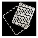 1Pc Lace Square Frame Metal Cutting Dies Stencil Background For DIY