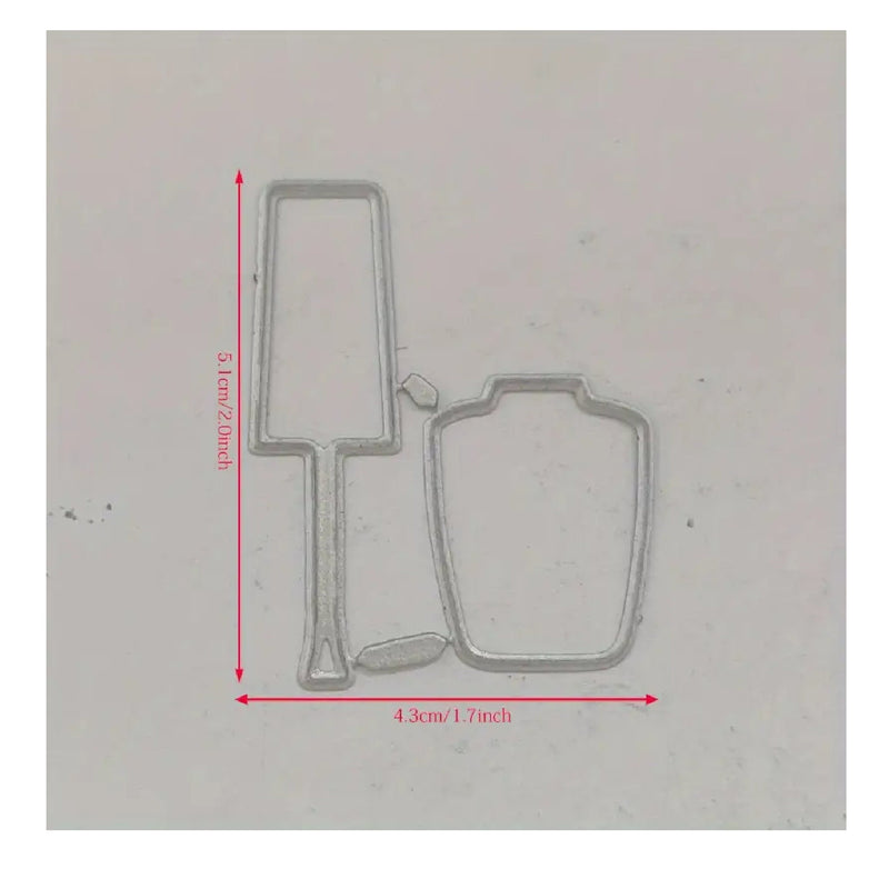 1Pc Oval Cup Frame Metal Cutting Dies Stencil | Art Paper Embossing Dies Stencil For Card Making