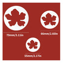 3 Pieces | Hawaiian Flower Fondant Cutters | Cookie cutters