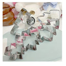 5Pcs | Christmas Tree Cookie Cutters | Stainless Steel Candy Mold