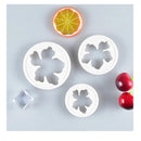 3 Pieces | Hawaiian Flower Fondant Cutters | Cookie cutters