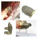 Sewing Thimbles | Luckkyme 8 pieces | Copper Finger Protector | Metal Sewing Thimble