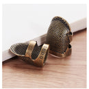 Sewing Thimble | 6 Pieces | Metal Sewing Thimble | Finger Protector | Protective Ring For Quilting